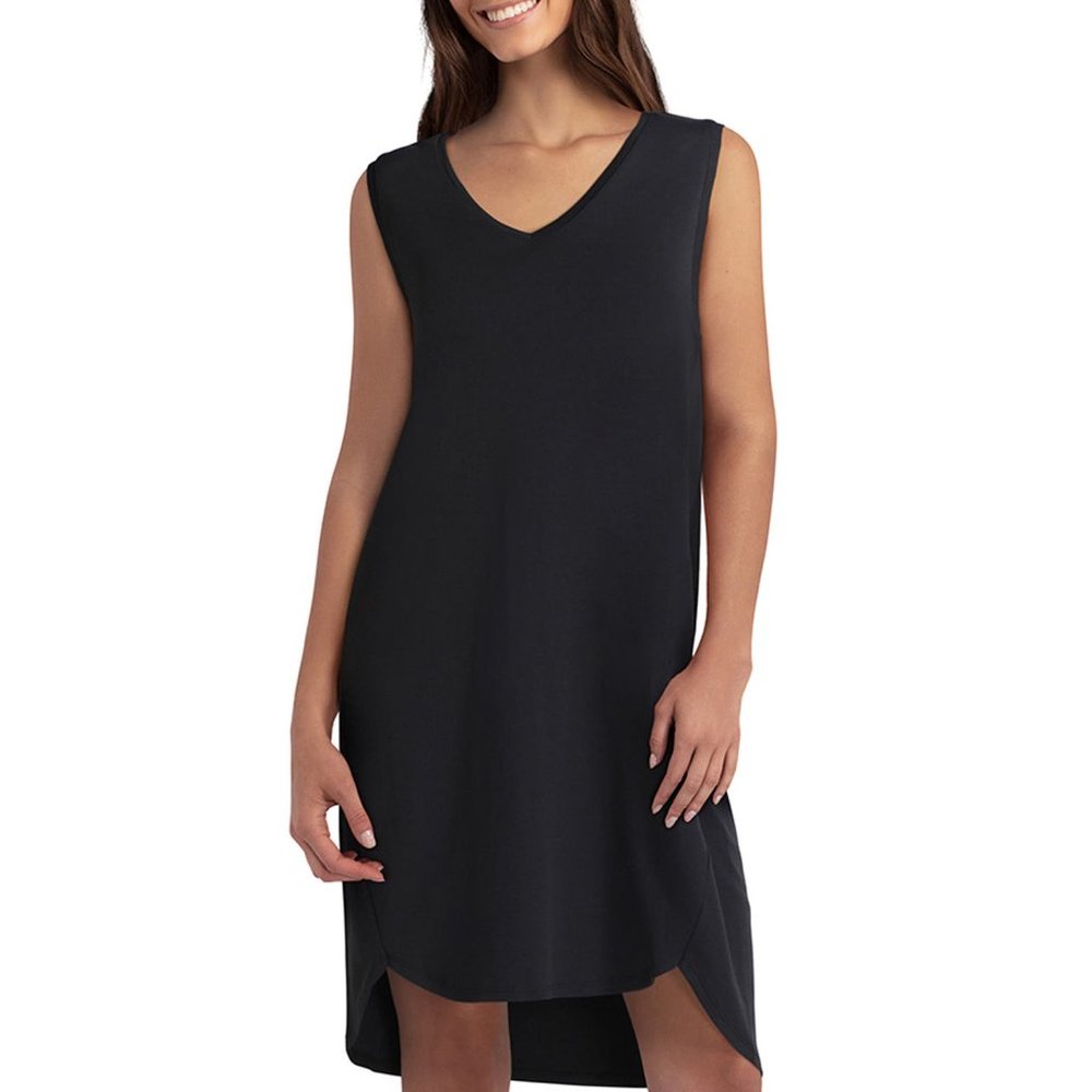 NWT Isaac Mizrahi New York V-Neck Sleeveless Tank Dress